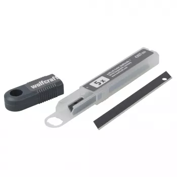 Wolfcraft Profi-Sharp Snap-Off Blades 9 mm Black 5-Pack 4207000