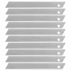 Wolfcraft Snap-off Blades 9 mm, 10 Pieces, High-Carbon Steel, 7 Segments, Universal Fit 4302000