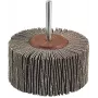 Wolfcraft 2037000 Flap Wheel 20 mm Diameter, 6 mm Shank, P80 Grit, 25,000 RPM