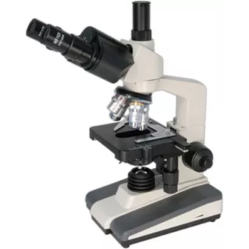 BRESSER Trinocular Transmitted Light Microscope, 40x-1000x Magnification, LED Illumination, Mechanical Stage, 5723100