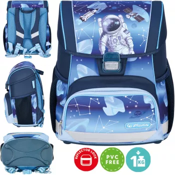 Herlitz Loop School Backpack 6-9 Years Cosmonaut Cosmo Explorer 16L