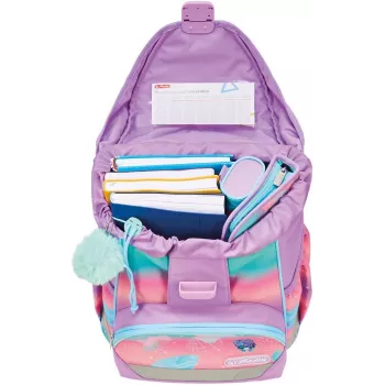Herlitz Ultralight School Backpack Set Seahorse Ocean Lights 6-9 Years