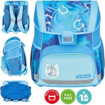 Herlitz School Backpack Loop 6-9 Years with Lucky Horse Motif