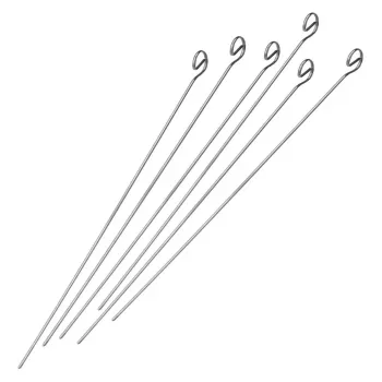 FACKELMANN Grill Skewers Silver, 6 Pieces (22210)