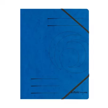 HERLITZ Corner Elastic Folder A4 Blue, Pack of 5 11387180-000