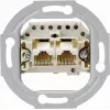 HEINRICH KOPP Aluminium UAE/IAE/ISDN Socket Central Plate Insert 33369401