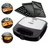 Russell Hobbs Creations 3-in-1 Sandwich Maker, Black/Stainless Steel
