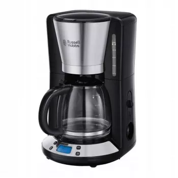 Russell Hobbs Victory Filter Coffee Machine 24030-56, 1.25 L, 1000 W, Silver/Black