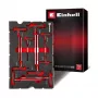 Einhell 370526 9-Piece Case Insert Set for E-Case, Red/Black