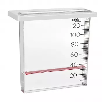 TFA Dostmann 47.1014 Rain Gauge 120 mm Transparent/White