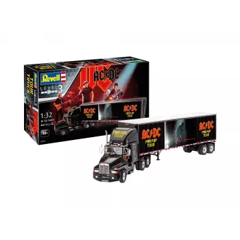 Revell 07731 AC/DC Tour Truck & Trailer “Power Up” Model Kit 1:32