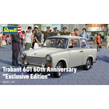 Revell 60th Anniversary Trabant 601 Exclusive Edition 1:24 Plastic Model Kit 05630
