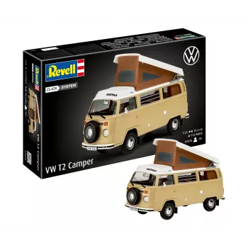 Revell 1:24 VW T2 Camper Plastic Model Kit 07676