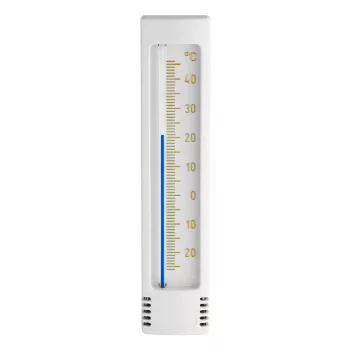 TFA Dostmann Analog Indoor/Outdoor Thermometer, White (12.3023.02)