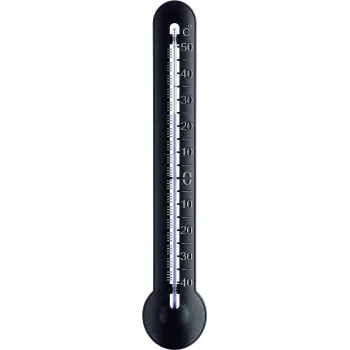 TFA Dostmann Analog Indoor/Outdoor Thermometer, Black (12.3048)
