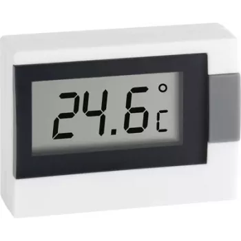 TFA DOSTMANN Mini Thermometer, Dual Scale, -30 to +50 °C, White 30.2017.02