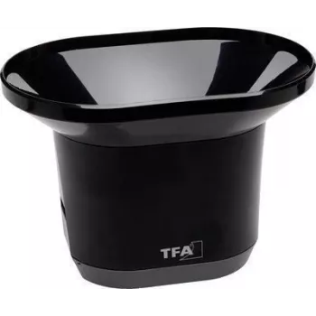 TFA Dostmann 30.3233.01 Wireless Rain Gauge, 433 MHz, 0-300 mm/h, 0.1 mm Resolution, White
