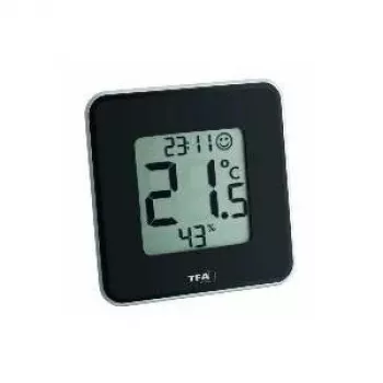TFA Dostmann 30.5021.01 Style Digital Thermo-Hygrometer Black (30.010.425)