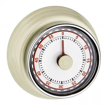 TFA Dostmann 38.1037.09 Mechanical Kitchen Timer, 60-Minute, Beige