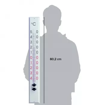 TFA Dostmann 12.2015 Analog Wall Thermometer White