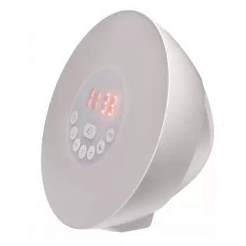 TFA Dostmann 60.2019.02 Quartz Alarm Clock White