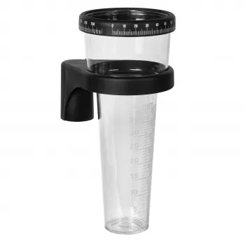TFA Dostmann 47.1001 Rain Gauge, Transparent/Black, 0-40 mm, Manual