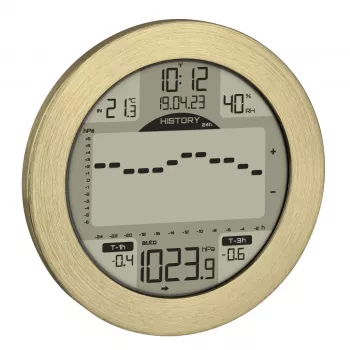 TFA Dostmann METEOMAR Maritime Weather Station 35.1124.53 - Digital, Tide Indicator, Moon Phase, Radio-Controlled Clock, Supports up to 3 Outdoor Sensors
