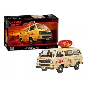 Revell Stranger Things VW T3 Bus Surfer Boy 1:24 Plastic Model Kit 07725