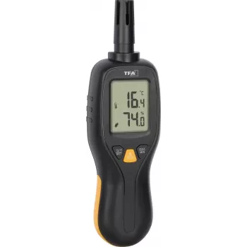 TFA Dostmann Digital Professional Thermo-Hygrometer Black Yellow 31.1066 31.1066.01
