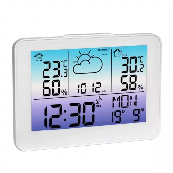 TFA METEO Sky Wireless Weather Station with 12-Hour Forecast, Moon Phase, and Outdoor Sensor 35.1175.02