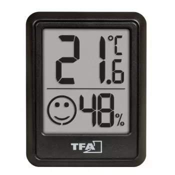 TFA Dostmann Digital Thermo-Hygrometer Black 30.5060.01.03
