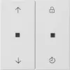 Gira System 3000 Blind Control Attachment with Memory Function, Pure White Glossy 536327