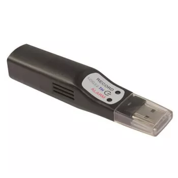 TFA Dostmann Temperature and Humidity Data Logger with USB Interface, 50,000 Readings, -40 to +70°C, 0.1°C Resolution (311.054)