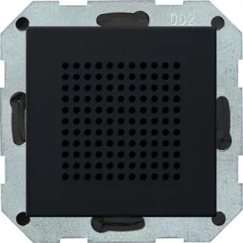 Gira Flush-Mounted Radio RDS with Loudspeaker, Black 2282005