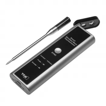 TFA Dostmann Wireless BBQ Meat Thermometer SMART KÜCHEN-CHEF Grillthermometer (14.1515.10)