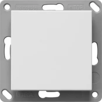 GIRA Wireless Wall Transmitter, Batteryless, 1-Channel, Pure White 242103