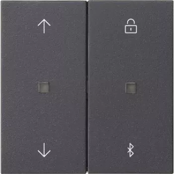 Gira System 3000 Blind and Shutter Timer Switch Bluetooth Anthracite 536728