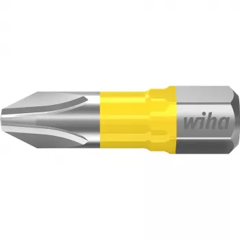 Wiha 42294 Phillips PH2 x 25 mm Power Bit, 1/4 inch Hex Shank, Molybdenum-Vanadium Steel