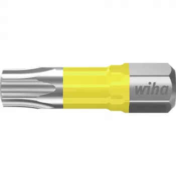 Wiha 42304 Torx Bit T25 x 25 mm, 25-Pack, 1/4 inch Hex Drive, Molybdenum-Vanadium Steel