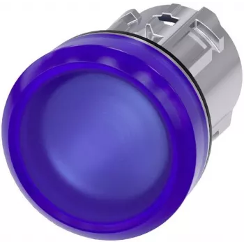 Siemens SIRIUS ACT Flat Indicator Light, Blue, 22mm, 24V AC/DC 3SU1051-6AA50-0AA0