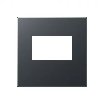 JUNG A 1569 USB ANM Cover for USB Charger, Lacquered Thermoplastic, A Series, Anthracite Matt