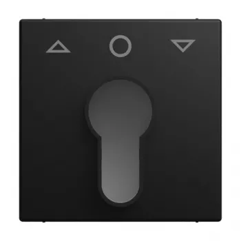 Busch-Jaeger Busch-balance SI Central Plate with Arrow Up/Down Symbol, Black Matt 2CKA001710A4259