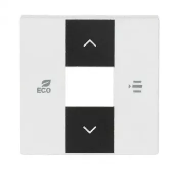 Busch-Jaeger studio® Central Plate 6220-0-0497, studioweiß, for UAE/TAE connection boxes