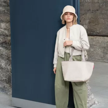 Reisenthel Shopper M Teddy Sand Shopping Bag 15L ZS1042