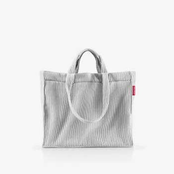 reisenthel Softshopper Cord Grey Shoulder Bag Polyester 47x38.5 cm GR7084