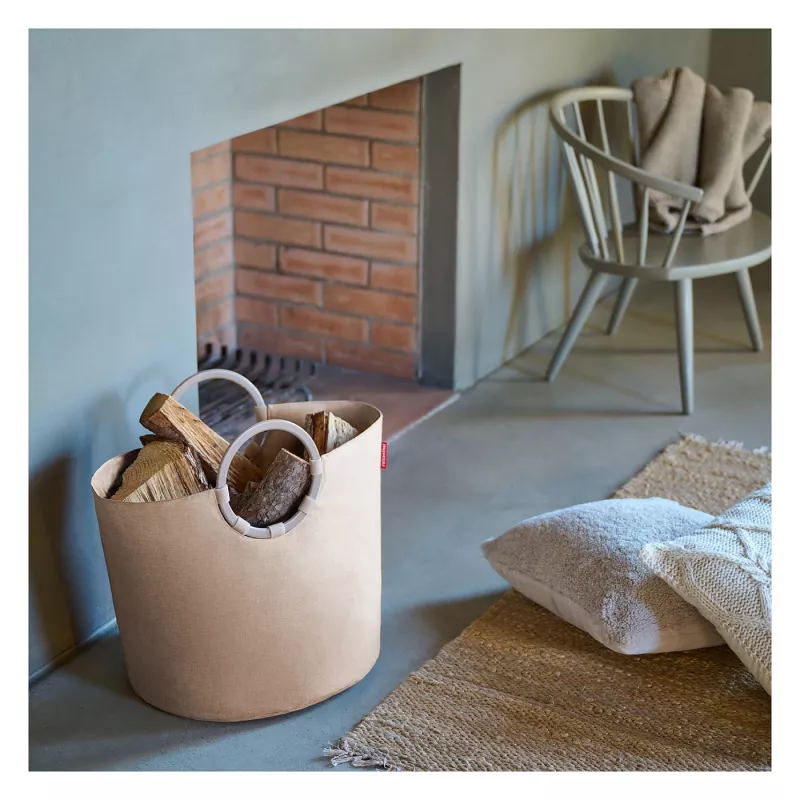 reisenthel loophome S Storage Basket - Twist Coffee - Aluminium Handles - 12 L - Round VR6043