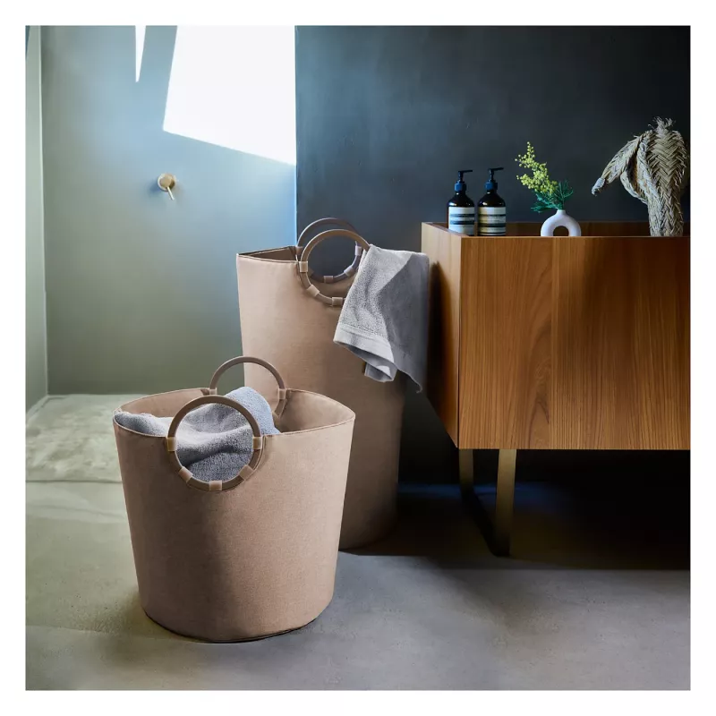 reisenthel loophome S Storage Basket - Twist Coffee - Aluminium Handles - 12 L - Round VR6043