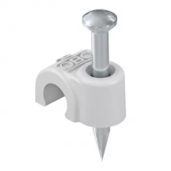 OBO BETTERMANN 2020 50 LGR Iso-Nagel-Clip 20mm L50 PP Light Grey RAL7035 2228416