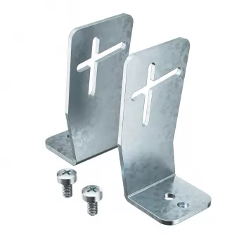 OBO Bettermann 7403850 OKB IT Device Carrier, Steel, Strip-Galvanized, for 100 mm Trunking