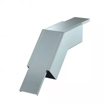 OBO BETTERMANN PLM-BF 45° Falling Cable Tray Bend 800x100mm Hot-Dip Galvanized 7218106